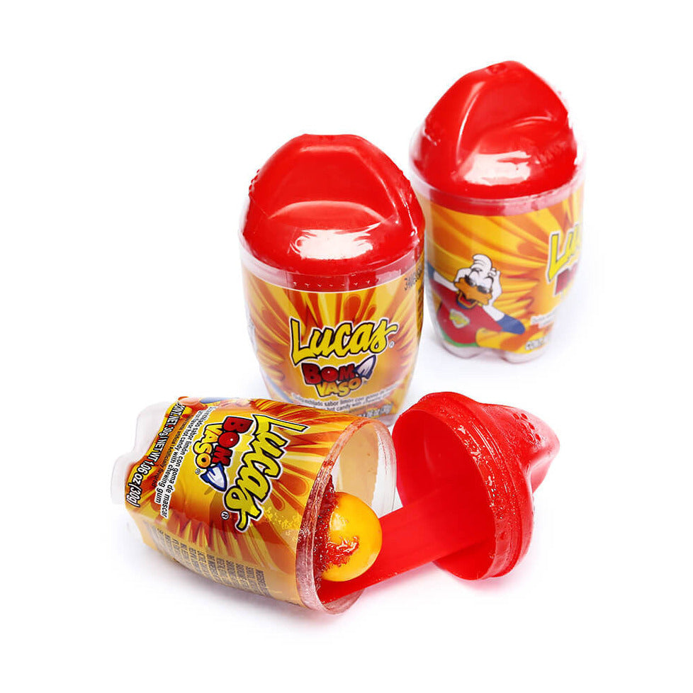 Lucas Bomvaso Limon Candy with bubble gum