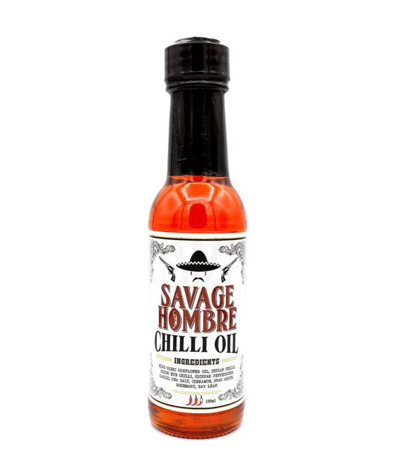 Savage Hombre Chilli Oil 150ml - Chile Mojo