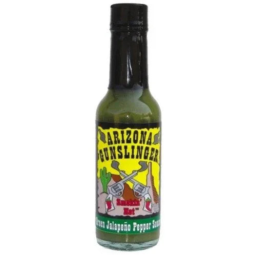 Arizona Gunslinger Green Jalapeno Hot Sauce 148ml (5oz) - Chile Mojo