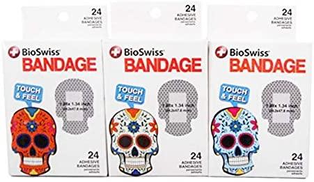 Bioswiss Sugar Skull Bandages - pack of 24 - Chile Mojo