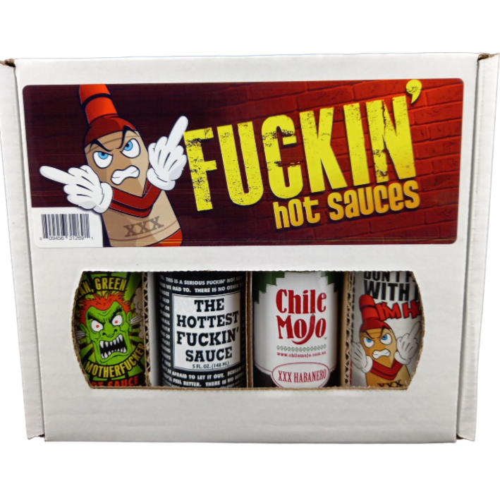 Hottest Fuckin Gift Box - 4 sauce pack