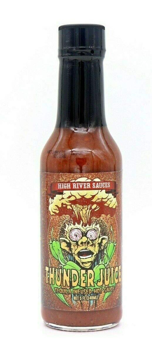 High River Sauces Thunder Juice Tequila Infused Hot Sauce 148ml (5oz) - Chile Mojo