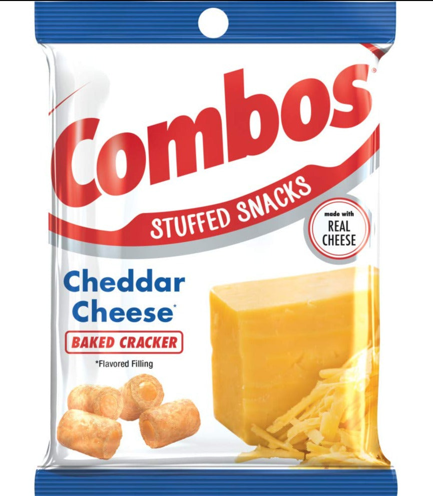 COMBOS Cheddar Cheese Baked Pretzel Snacks 178gm (6.3oz)