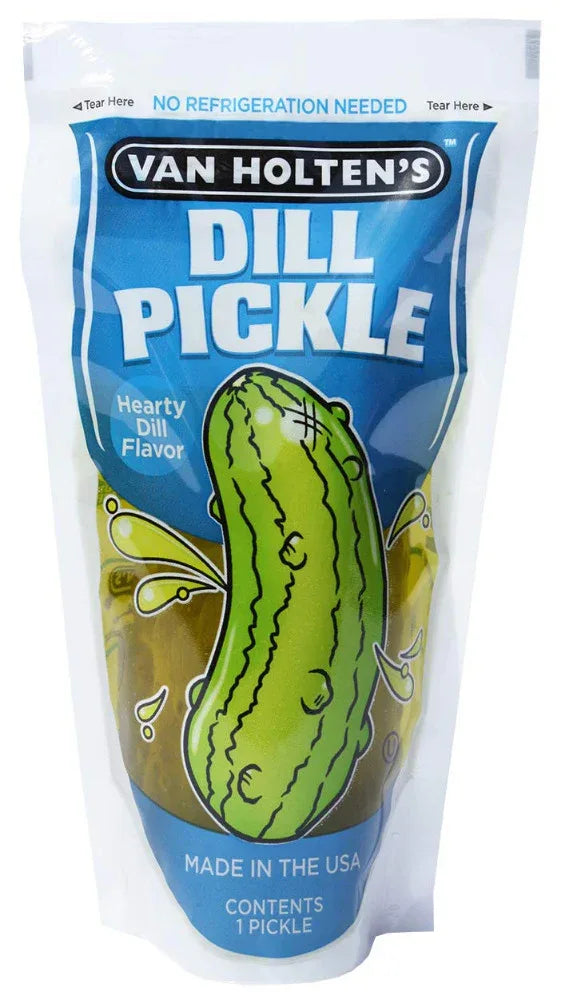 Van Holtens Pickle-in-a-Pouch - Jumbo Dill - Chile Mojo