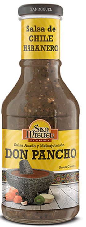 San Miguel Don Pancho Tomatillo Habanero Salsa 