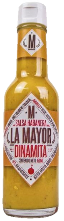 La Mayor Mexican Salsa Habanera - Yellow Dinamita 150ml
