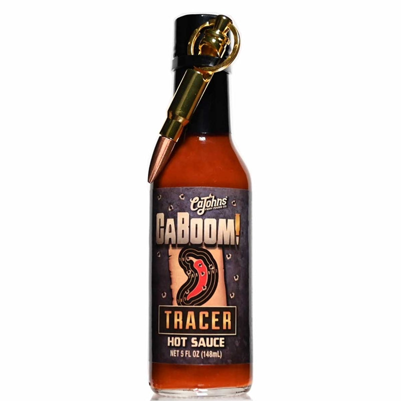 Caboom!! Tracer Hot Sauce with bullet key chain 148ml (5oz)