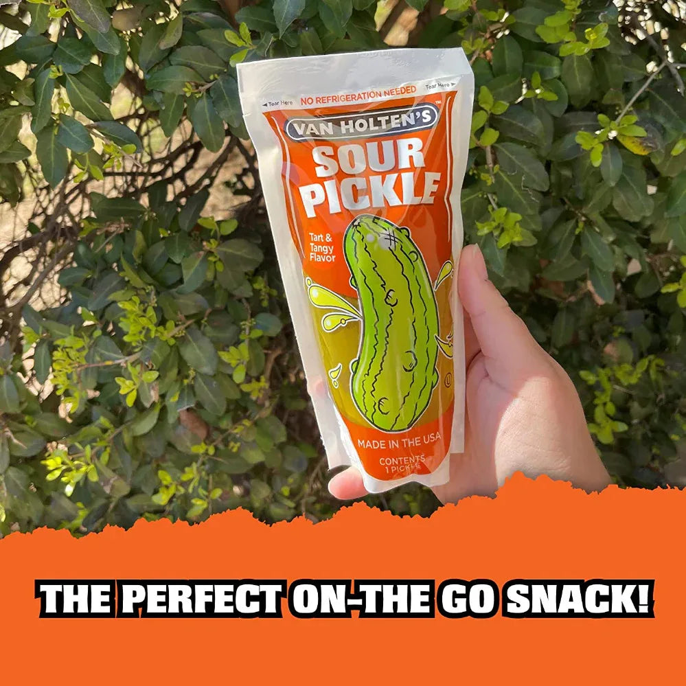 Van Holtens Pickle-in-a-Pouch - Jumbo Sour - Chile Mojo