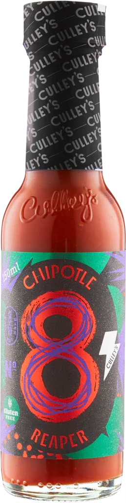 Culleys #8 Chipotle Reaper Hot Sauce 150ml - Chile Mojo