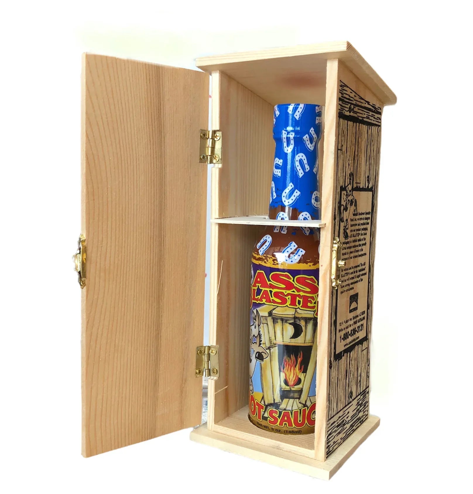 Ass Blaster Hot Sauce in Outhouse display box 5oz (148ml) - Chile Mojo