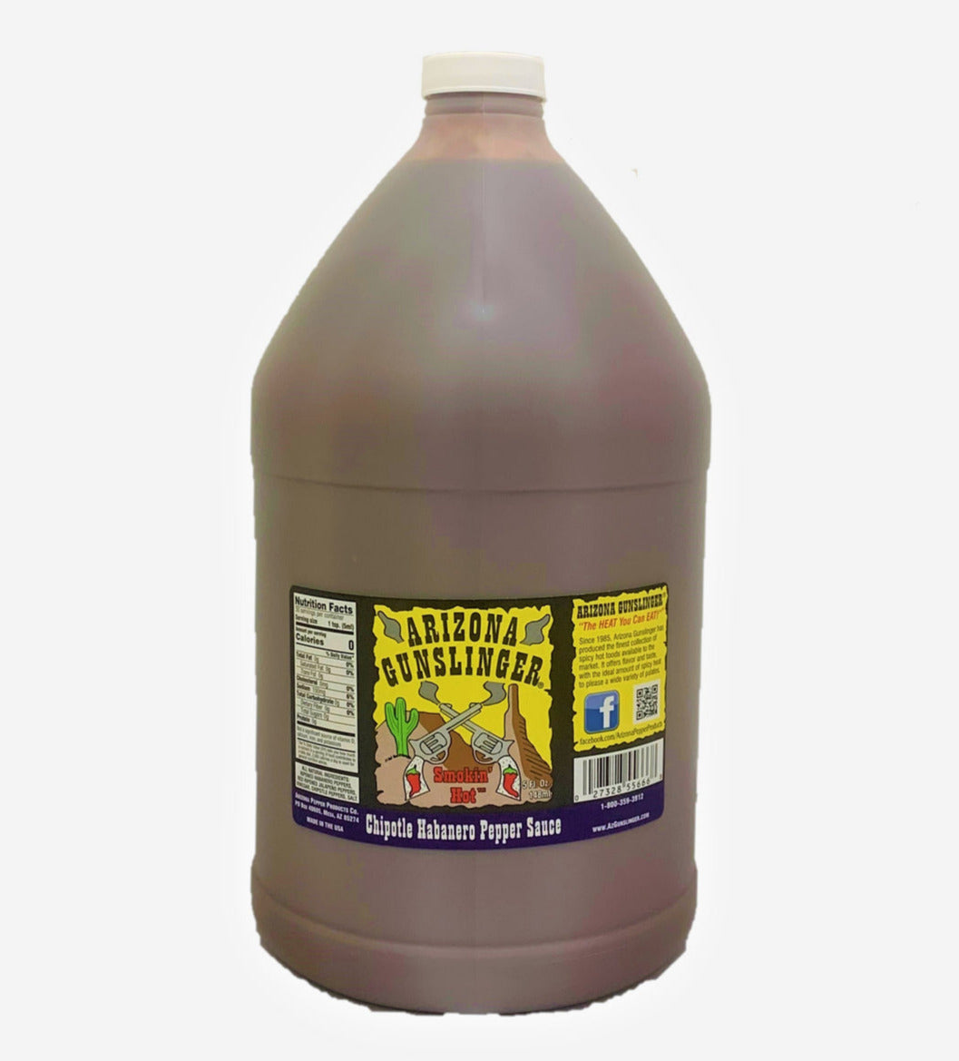 Arizona Gunslinger Chipotle Habanero Hot Sauce 1 gallon (3.8 litres)