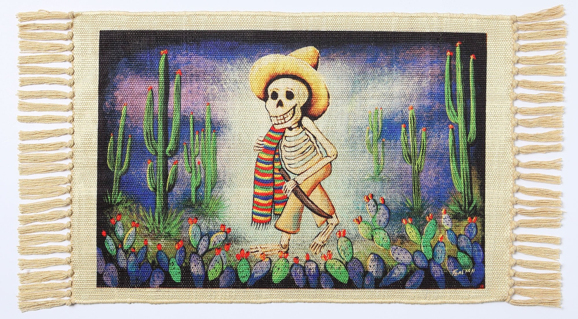 Day of the Dead Placemat - Campesino