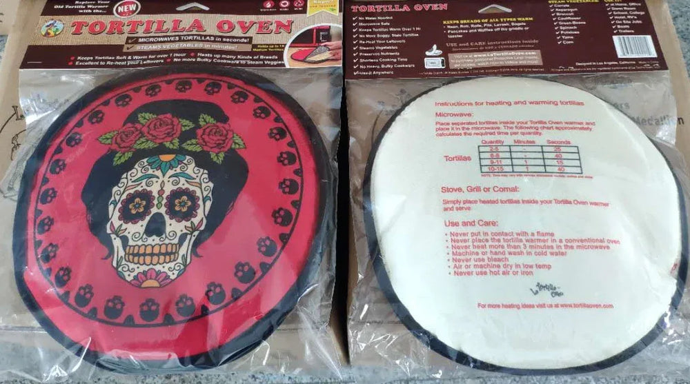 Tortilla Warmer - Day of the Dead Senora - Chile Mojo