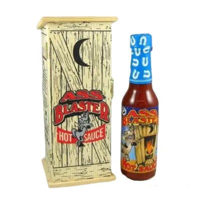 Ass Blaster Hot Sauce in Outhouse display box 5oz (148ml) - Chile Mojo