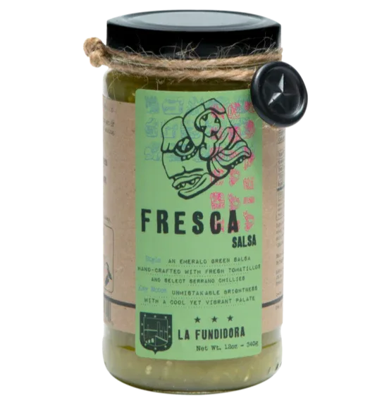 La Fundidora Salsa Fresca - Green Tomatillo Serrano 340gm - Chile Mojo