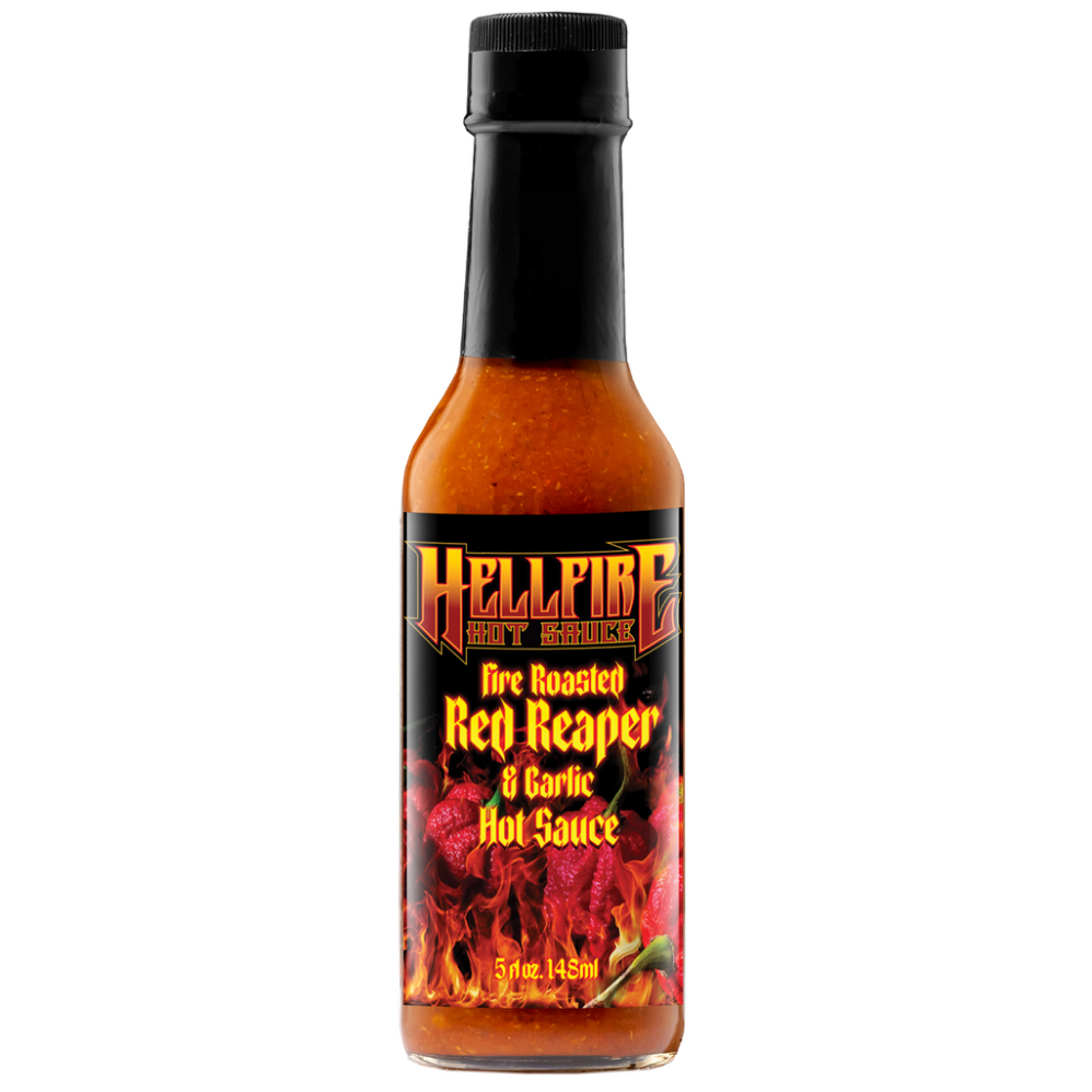 Hellfire Fire Roasted Red Reaper n Garlic Hot Sauce