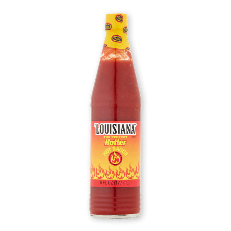 Louisiana Brand Hotter Hot Sauce 177ml (6oz)