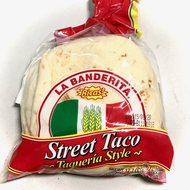 La Banderita Street Taco Tortillas - wheat flour 4 inch (20 pack 360gm)