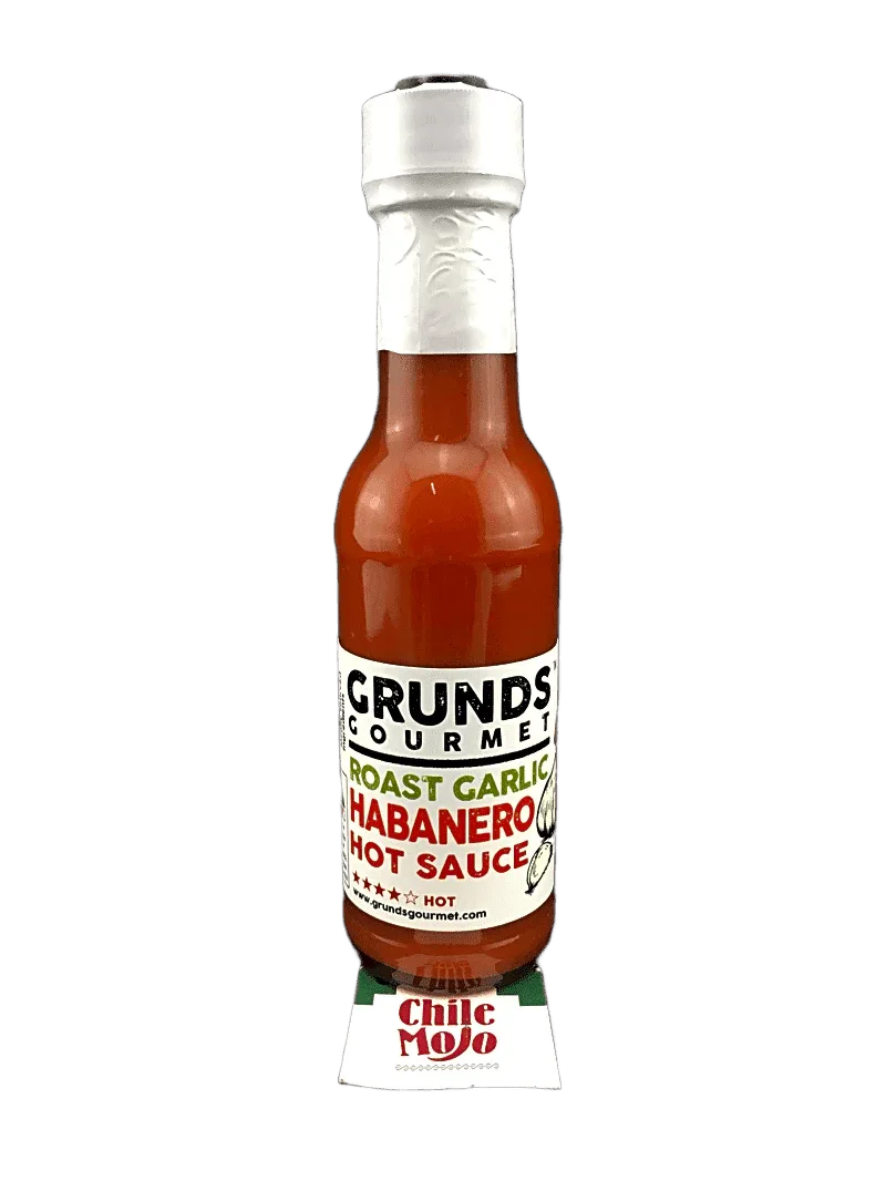 Grunds Roast Garlic Habanero Hot Sauce 165gm - Chile Mojo