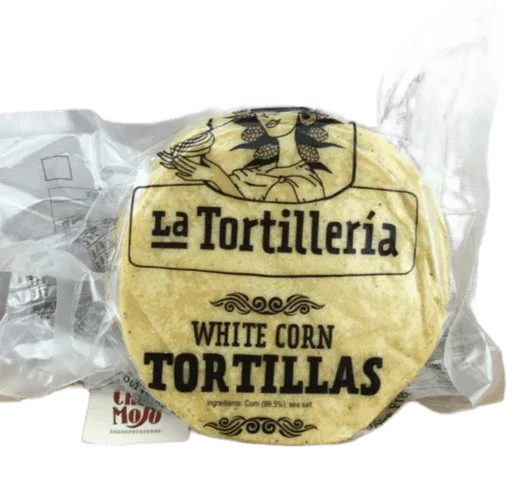 La Tortilleria Corn Tortillas 11cm - 500gm - approx 34 - Chile Mojo