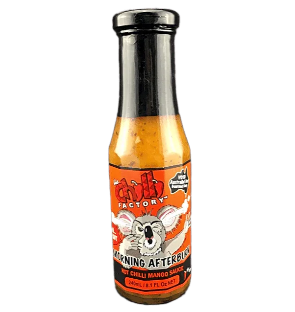 Chilli Factory Morning Afterburn Hot Chilli Mango Sauce 240ml - Chile Mojo