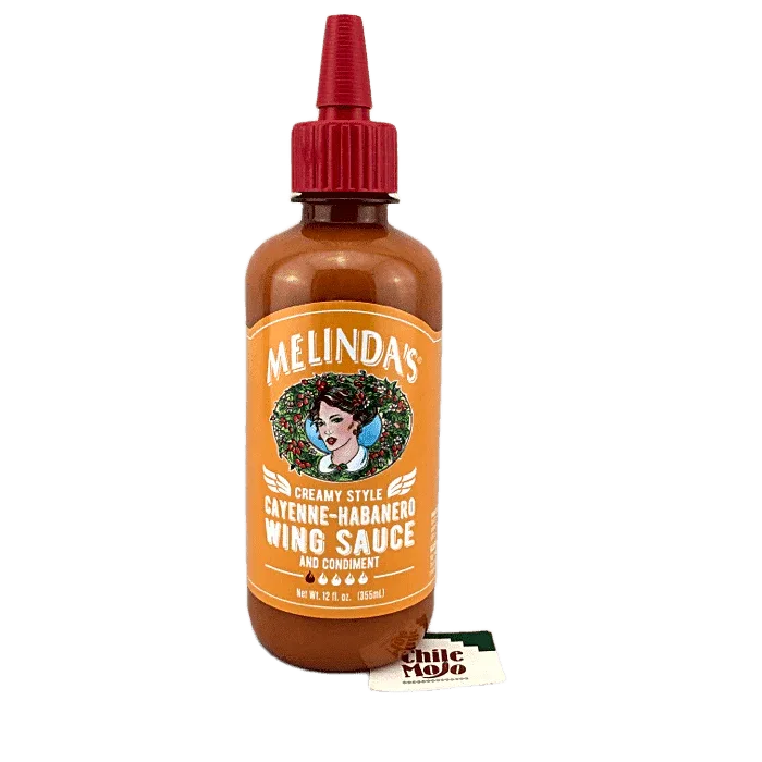 Melindas Wing Sauce Creamy Cayenne Habanero 355ml - Chile Mojo