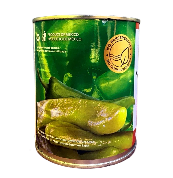 Don Diego Whole Green Mild Chiles 765gm (27oz) - Chile Mojo