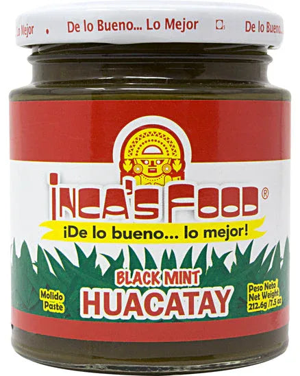 Incas Huacatay (Black Mint) Paste 213g (7.5oz) - Chile Mojo