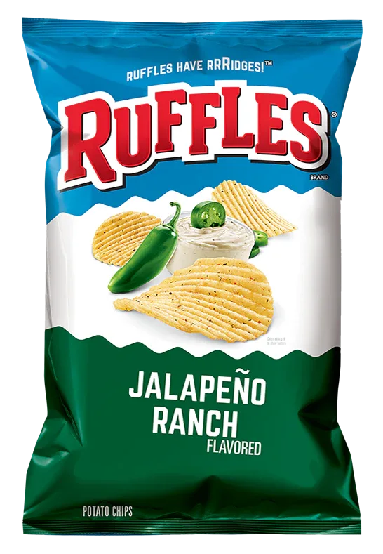 Ruffles Jalapeno Ranch Potato Chips 184gm - Chile Mojo