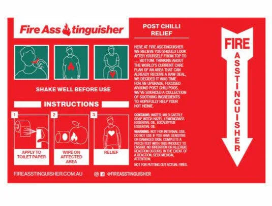 Fire Asstinguisher - post chili relief 150ml - Chile Mojo