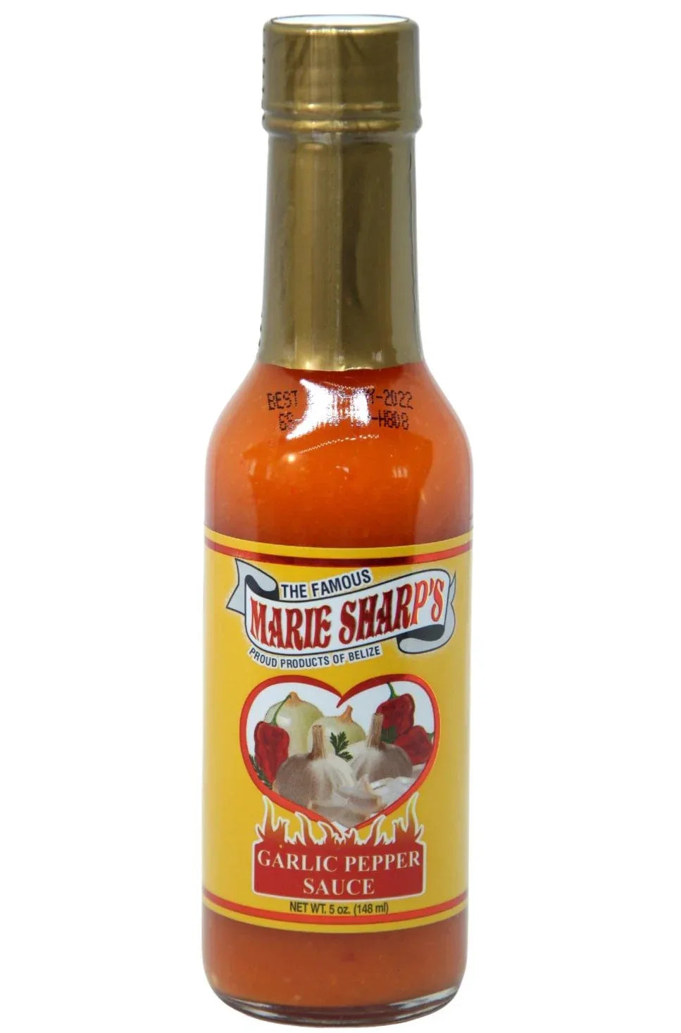 Marie Sharps Garlic Habanero Pepper Sauce 148ml (5oz) - Chile Mojo