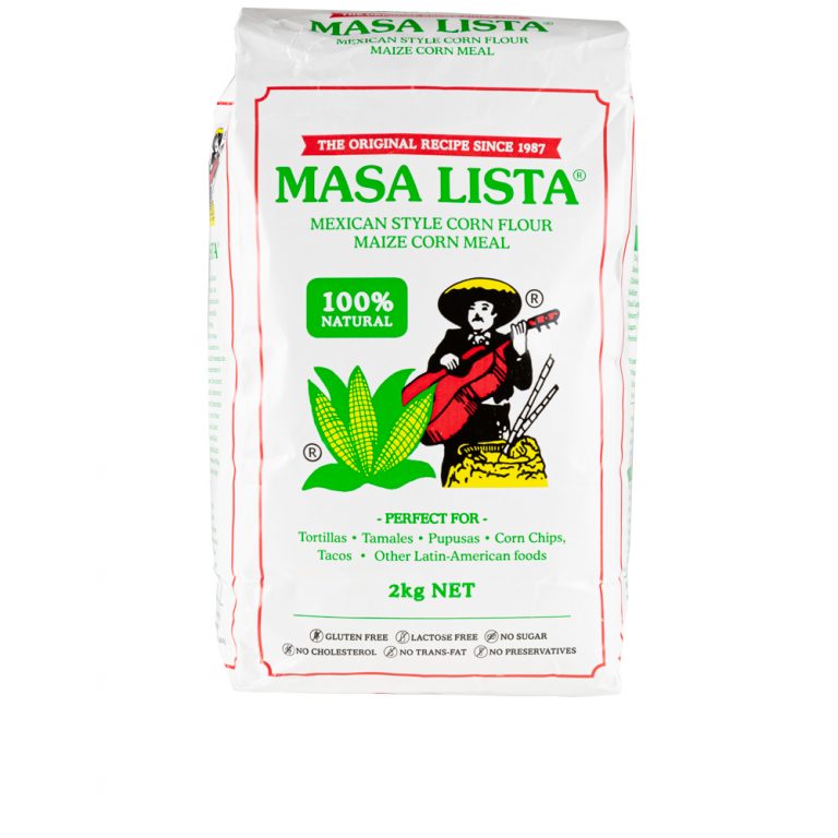 Masa Lista Mexican Maize Corn Meal 2kg - paper pack