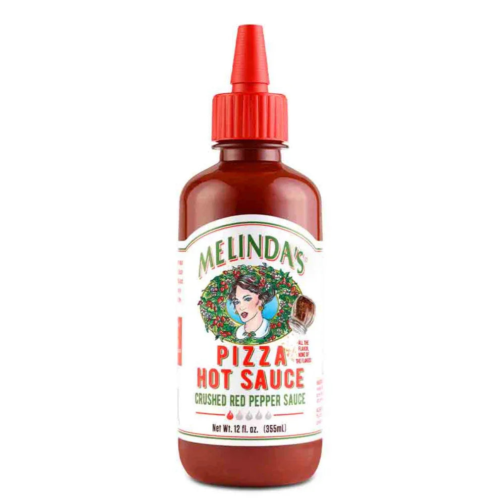 Melindas Spicy Red Pepper Pizza Condiment 355ml - Chile Mojo