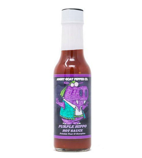 Angry Goat Purple Hippo Prickly Pear and Scorpion Hot Sauce 148ml (5oz)