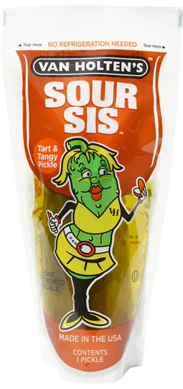 Van Holtens Pickle-in-a-Pouch - Sour Sis - Chile Mojo