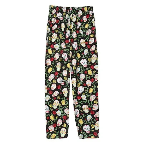 Lounge Pants - Day of the Dead Sugar Skulls - Chile Mojo