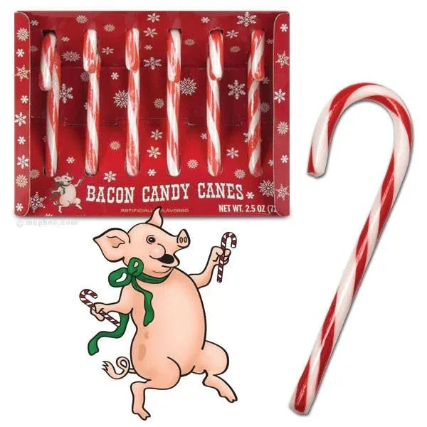 Bacon Candy Canes - set of 6 - Chile Mojo