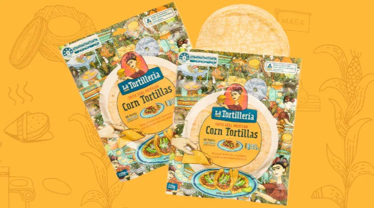 La Tortilleria White Corn Tortillas 14.5cm - 330gm (15 tortillas) - Chile Mojo