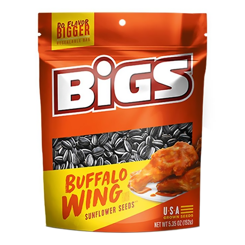 Bigs Buffalo Wing Flavor Sunflower Seeds Snack 152gm