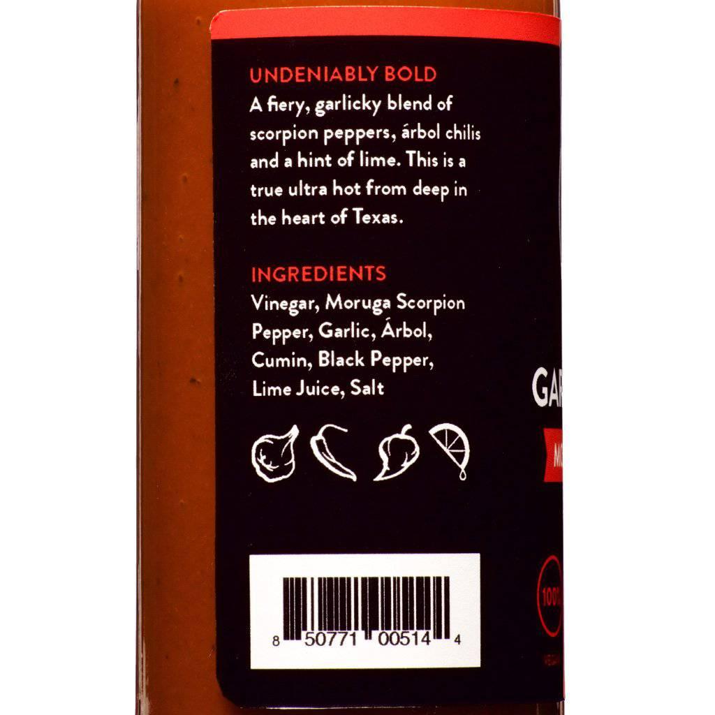 Bravado Spice Co. Garlic and Arbol Moruga Scorpion Hot Sauce 148ml (5oz) - Chile Mojo