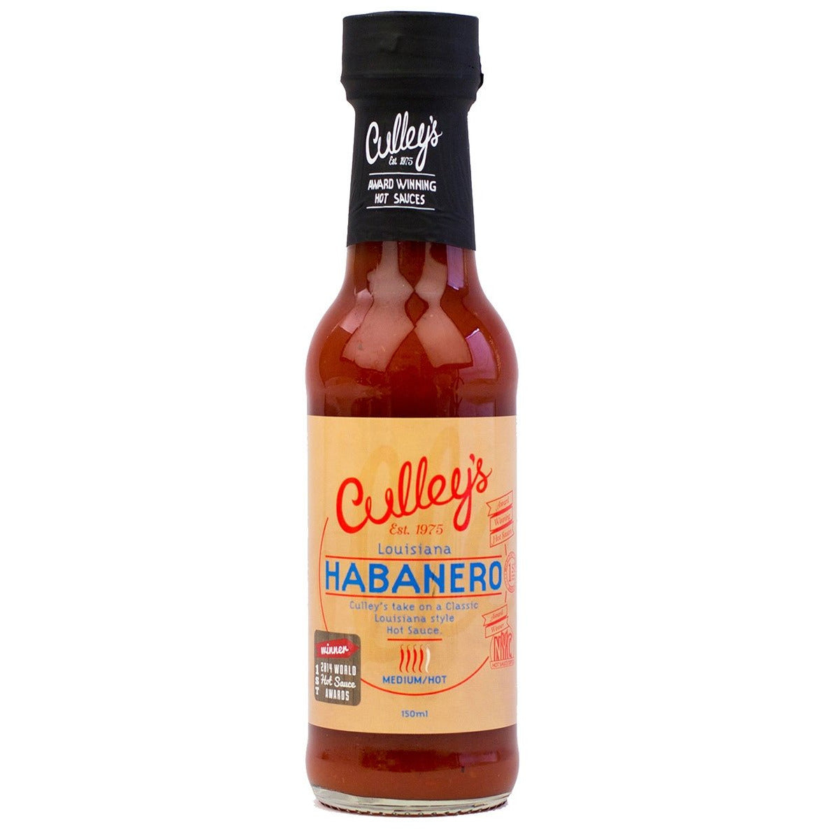 Culleys Louisiana Habanero Hot Sauce 150ml