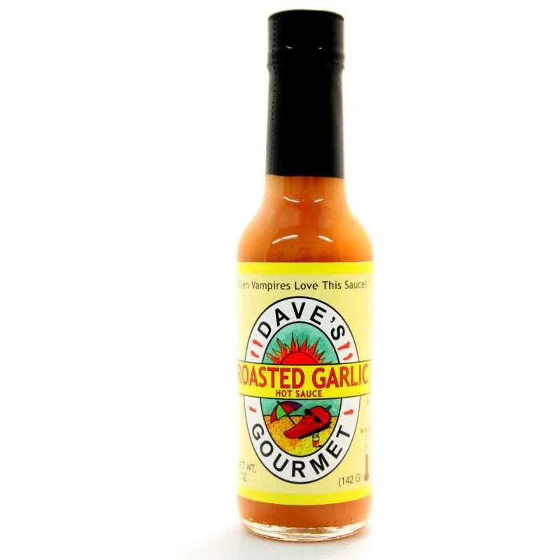 Daves Roasted Garlic Hot Sauce 148ml (5oz) - Chile Mojo