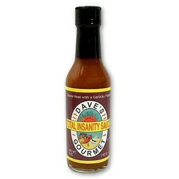 Daves Total Insanity Hot Sauce 148ml (5oz) - Chile Mojo