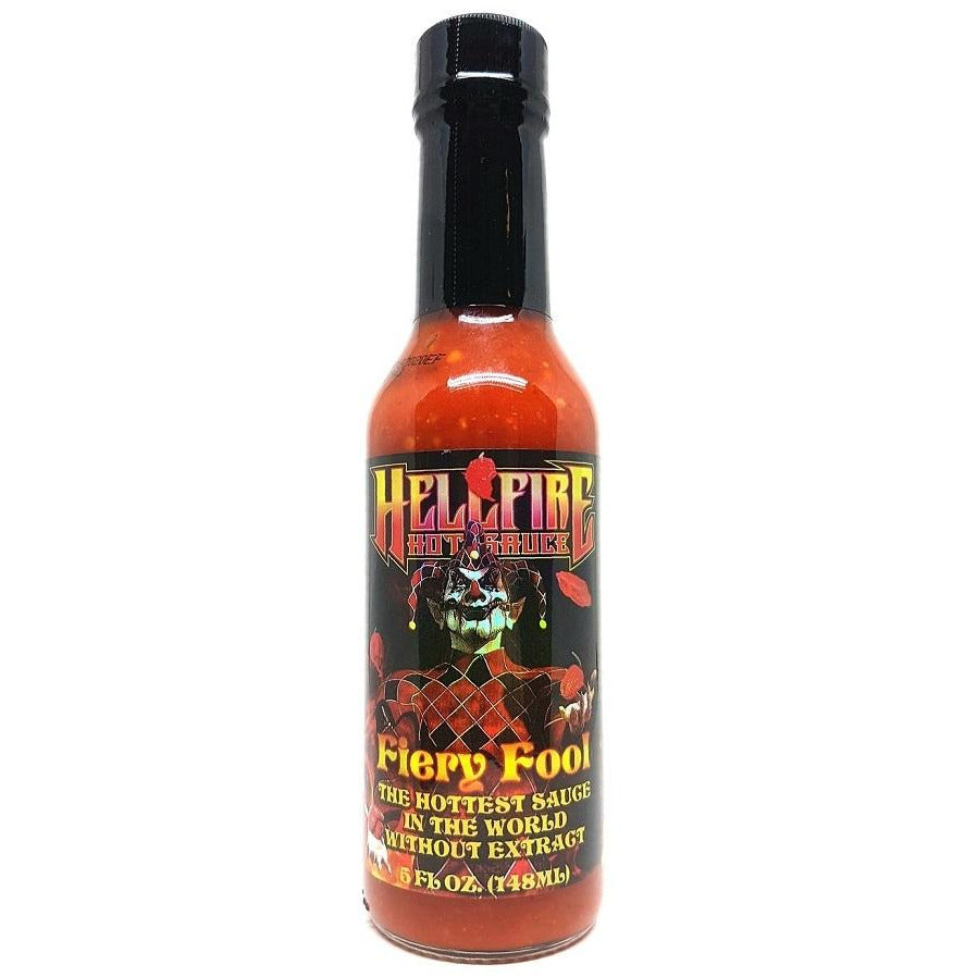 Hellfire Fiery Fool Hot Sauce 5oz (148ml)