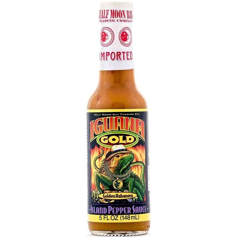 Iguana Gold Island Pepper Sauce 148ml (5oz) - Chile Mojo