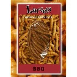 Hotlix Larvets Insect Snack BBQ 2gm - best before Apr 2025 - Chile Mojo
