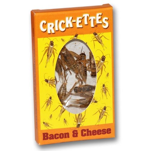 Hotlix Crickettes Bacon and Cheese snack