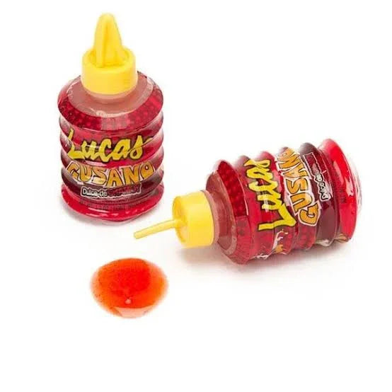 Lucas Gusano Liquid Chamoy Candy - Chile Mojo