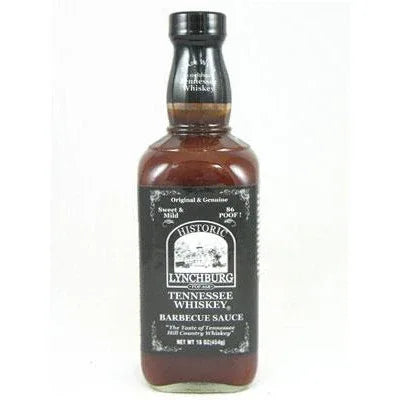 Historic Lynchburg Tennessee Whiskey 86-Poof Sweet & Mild BBQ Sauce 425ml - Chile Mojo