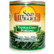 San Miguel Poblano chile strips 220g - Chile Mojo